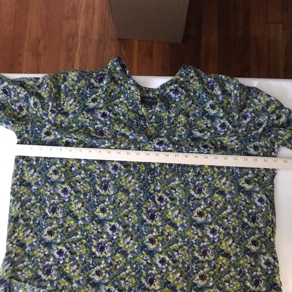 LANE BRYANT Floral Blouse Long Sleeve Chiffon Popover Women’s Plus Size 18/20 2X - Picture 15 of 16